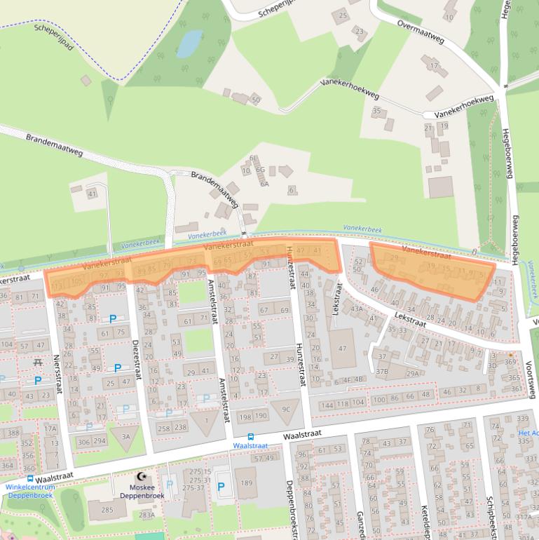 Kaart van postcodegebied 7523HL.