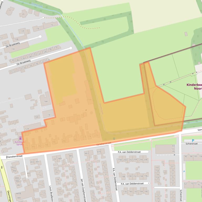 Kaart van postcodegebied 7523HT.