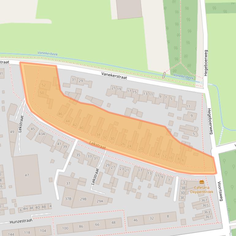 Kaart van postcodegebied 7523HW.