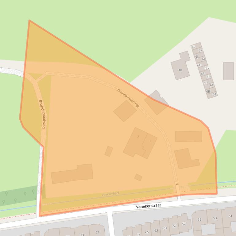 Kaart van postcodegebied 7523JA.