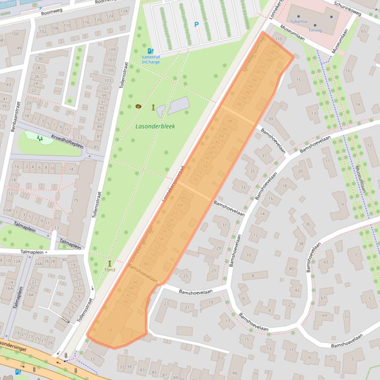 Kaart van postcodegebied 7523JG.