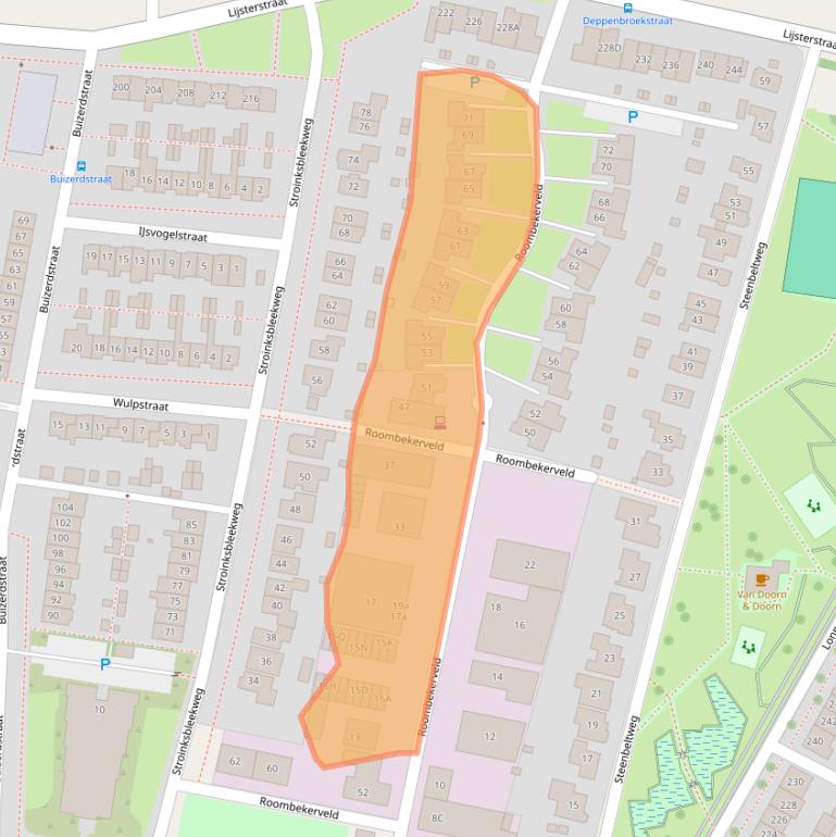 Kaart van postcodegebied 7523JP.