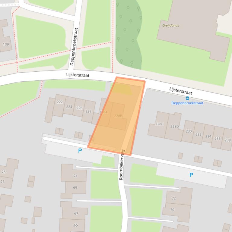 Kaart van postcodegebied 7523JR.