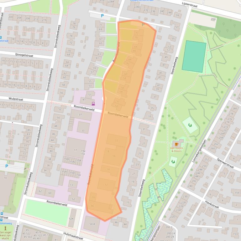 Kaart van postcodegebied 7523JS.