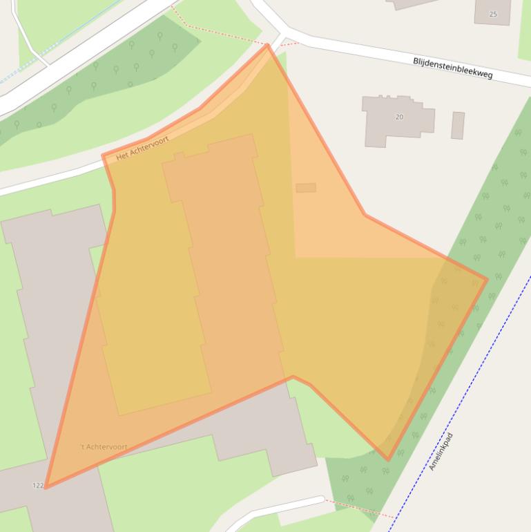 Kaart van postcodegebied 7523KC.