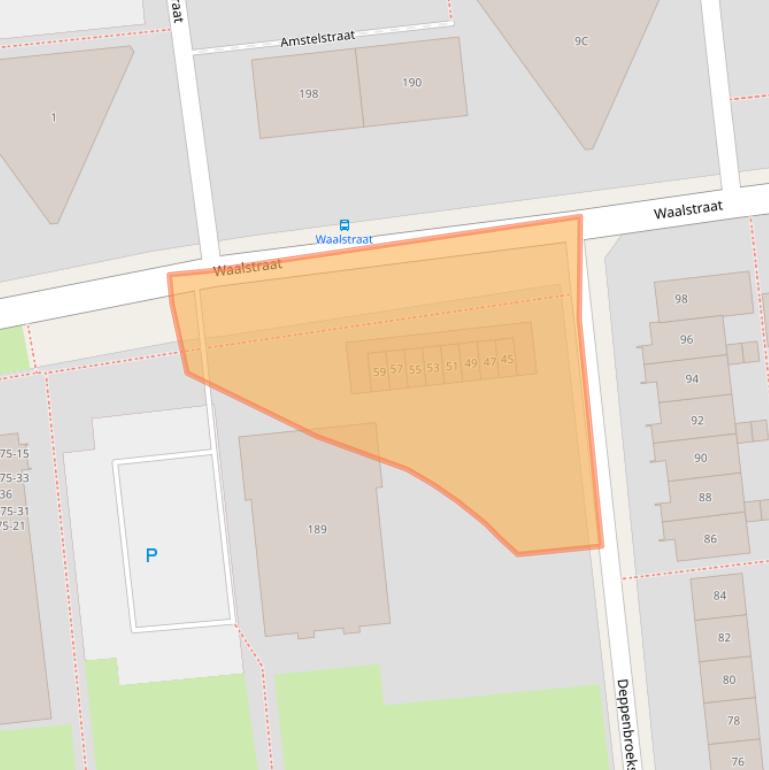 Kaart van postcodegebied 7523PA.