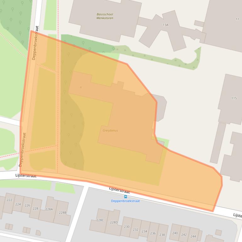 Kaart van postcodegebied 7523PB.
