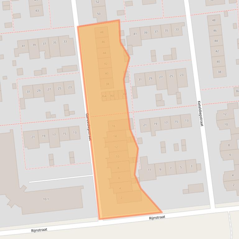 Kaart van postcodegebied 7523PH.