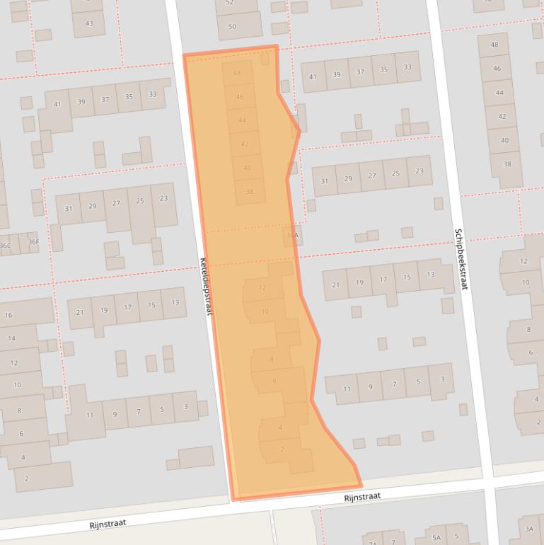 Kaart van postcodegebied 7523PM.
