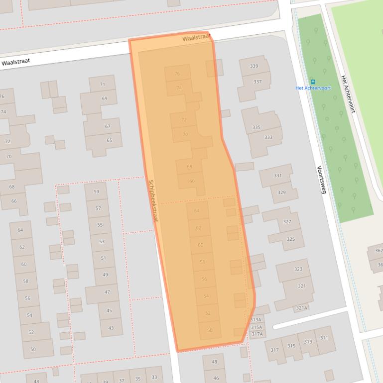 Kaart van postcodegebied 7523PT.