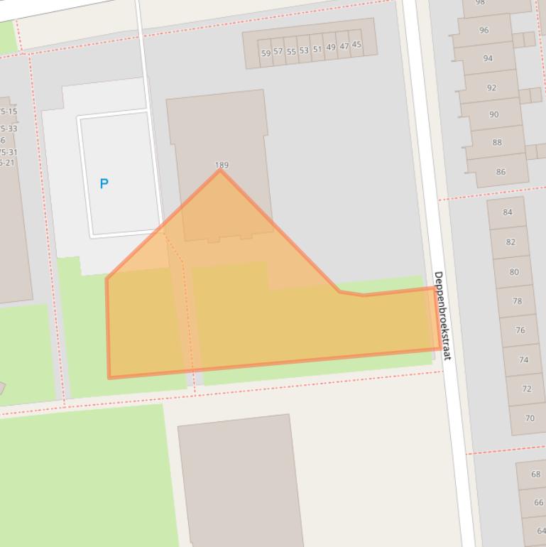 Kaart van postcodegebied 7523RE.