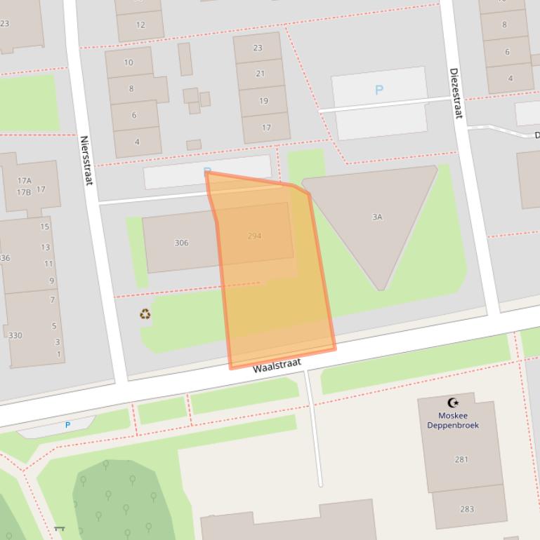 Kaart van postcodegebied 7523RR.