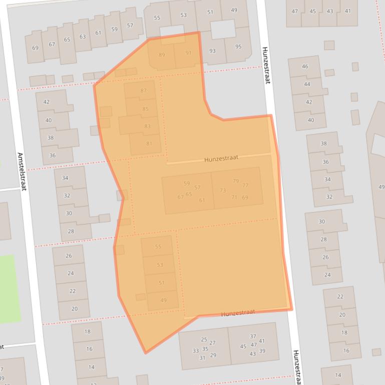 Kaart van postcodegebied 7523RV.