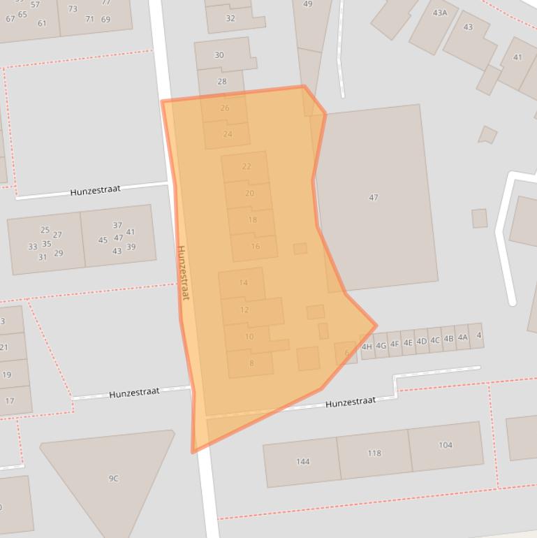 Kaart van postcodegebied 7523RX.