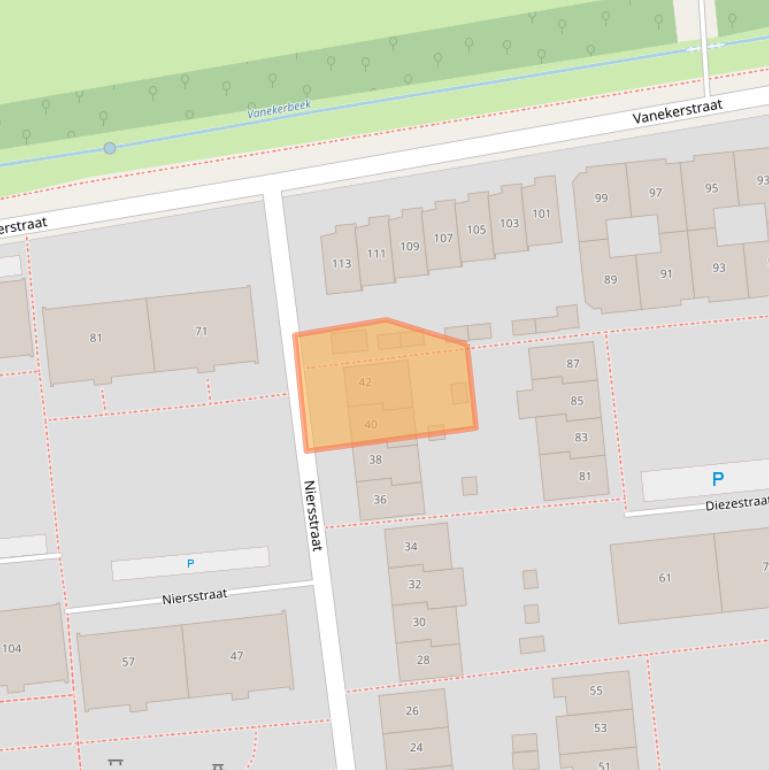 Kaart van postcodegebied 7523SJ.