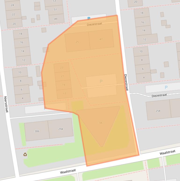 Kaart van postcodegebied 7523SK.