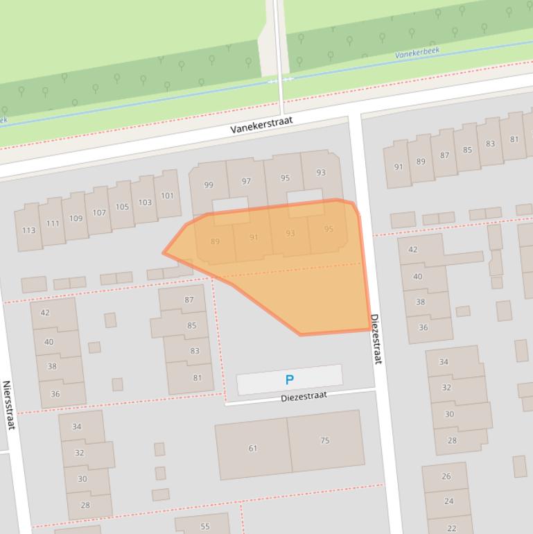 Kaart van postcodegebied 7523SM.