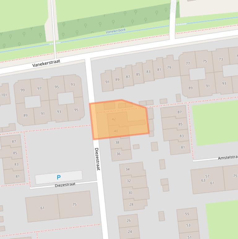 Kaart van postcodegebied 7523SP.