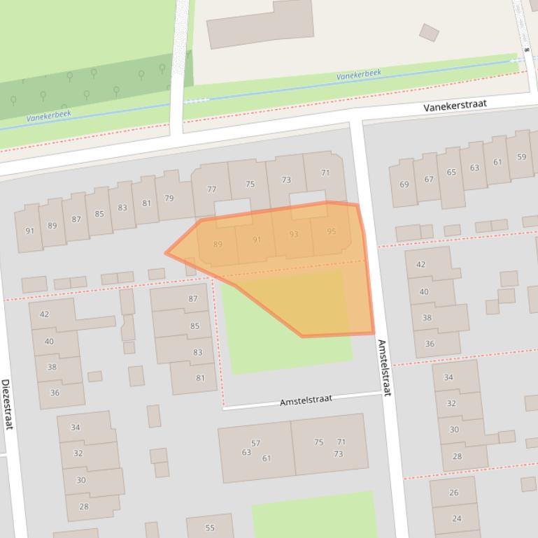 Kaart van postcodegebied 7523SV.
