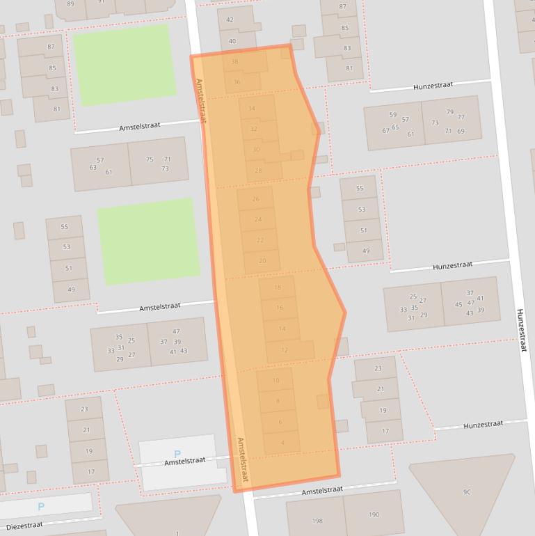 Kaart van postcodegebied 7523SW.