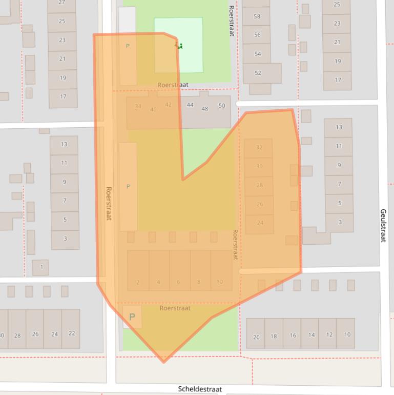 Kaart van postcodegebied 7523TM.