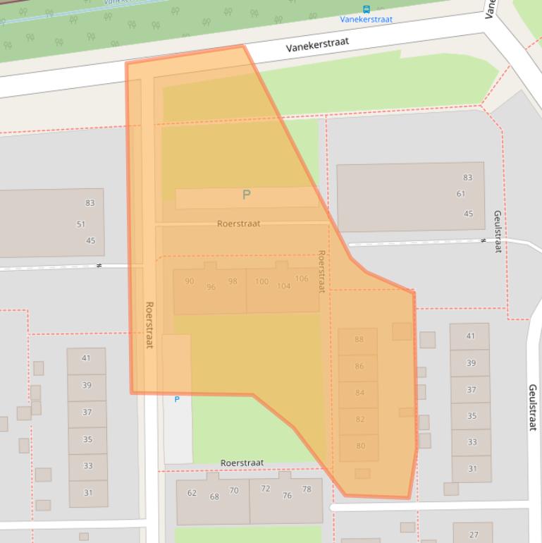 Kaart van postcodegebied 7523TP.