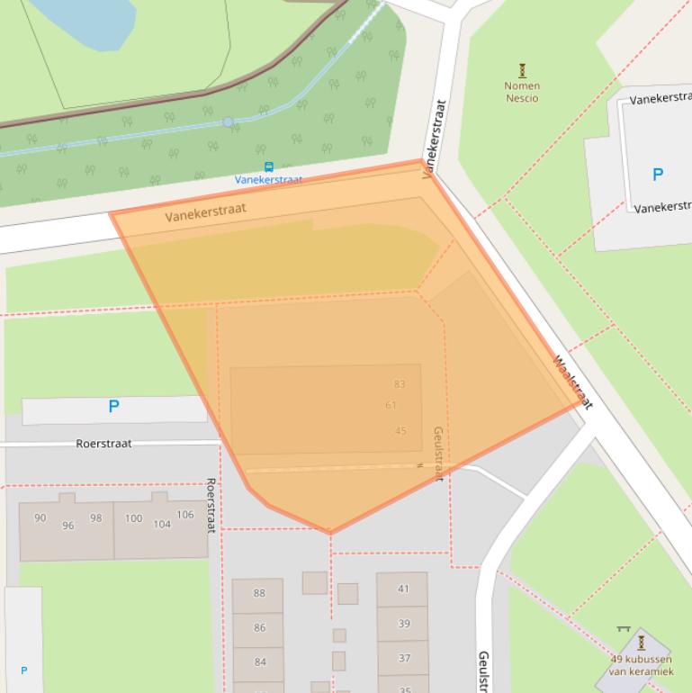 Kaart van postcodegebied 7523TS.