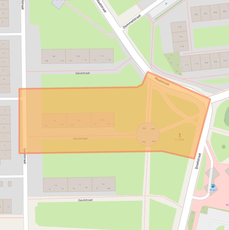 Kaart van postcodegebied 7523TV.