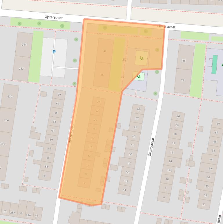 Kaart van postcodegebied 7523VC.