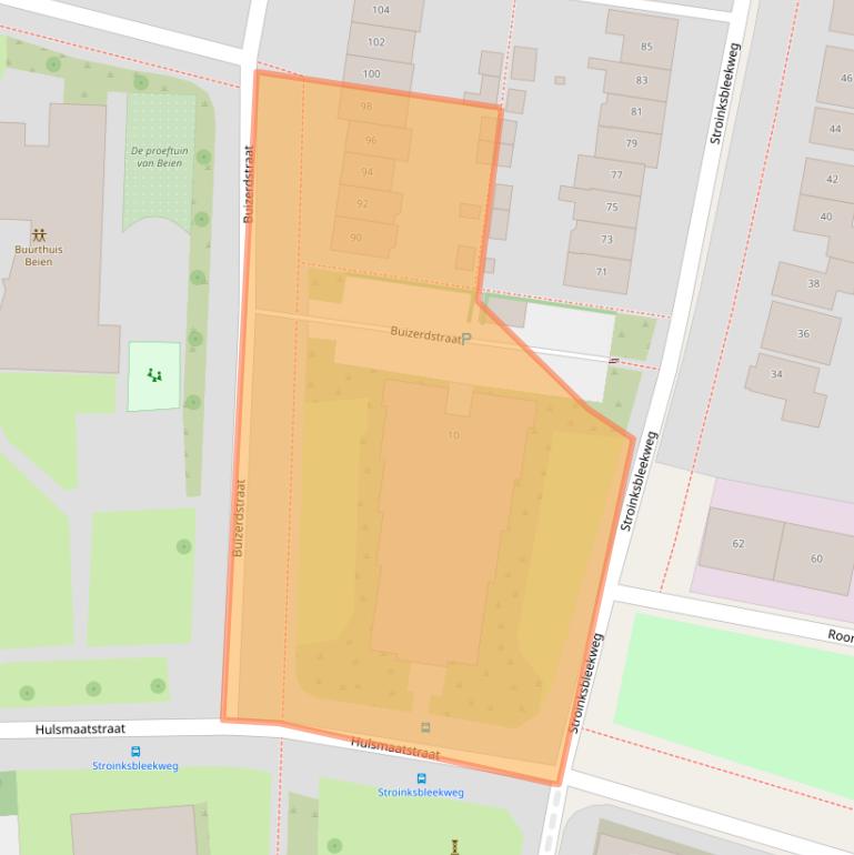 Kaart van postcodegebied 7523WD.