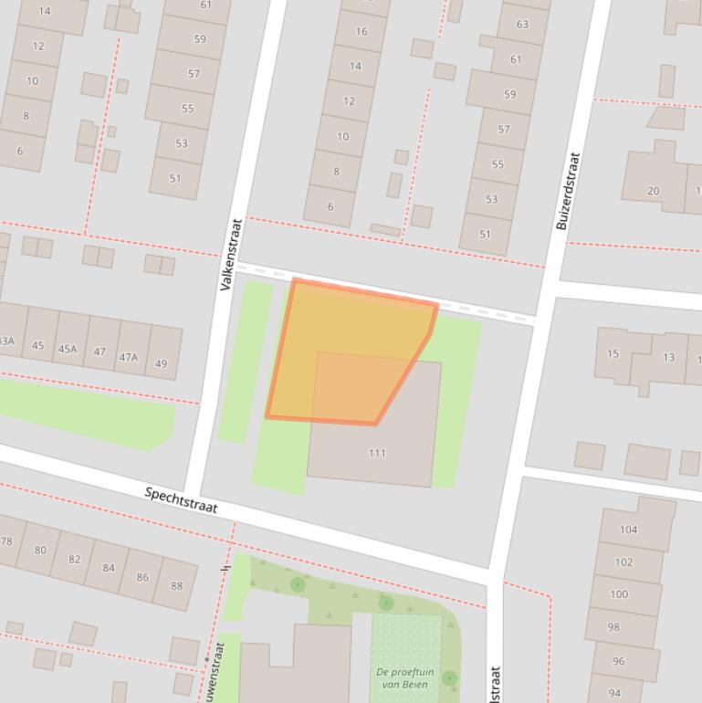 Kaart van postcodegebied 7523WK.