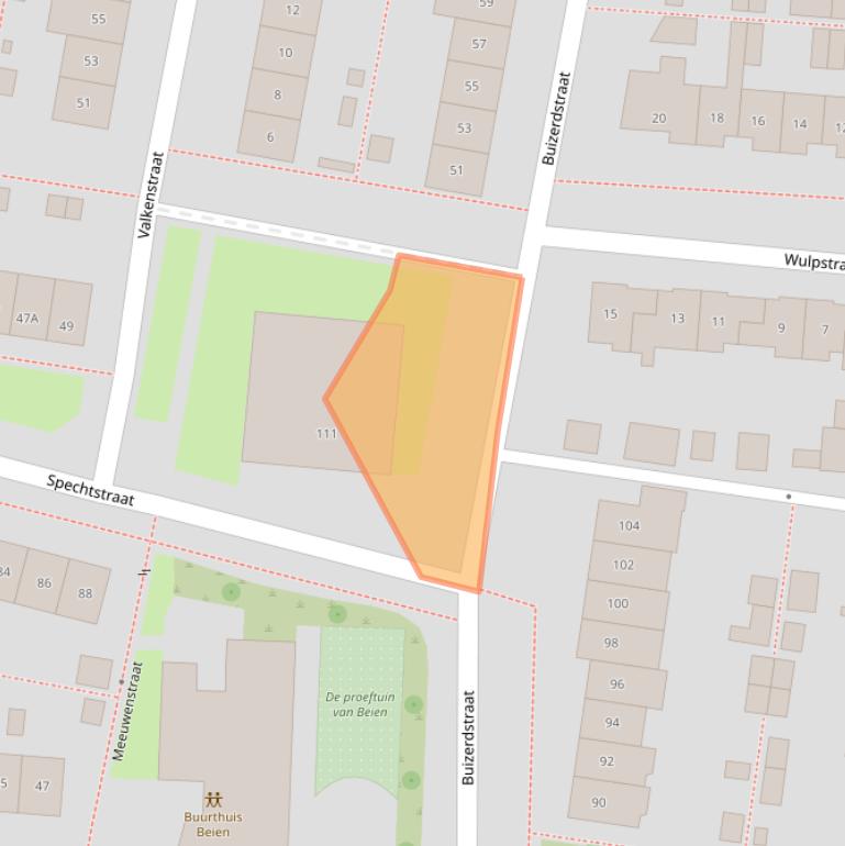 Kaart van postcodegebied 7523WL.