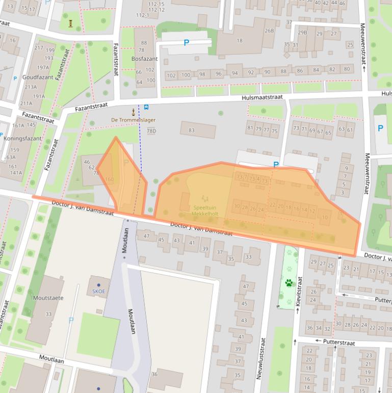 Kaart van postcodegebied 7523XP.