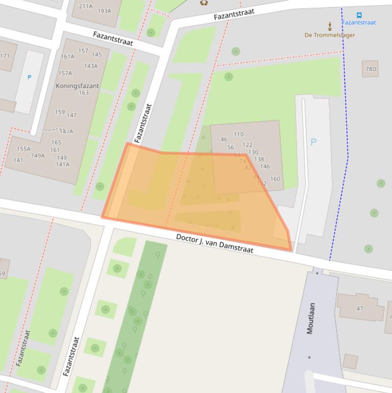 Kaart van postcodegebied 7523XR.