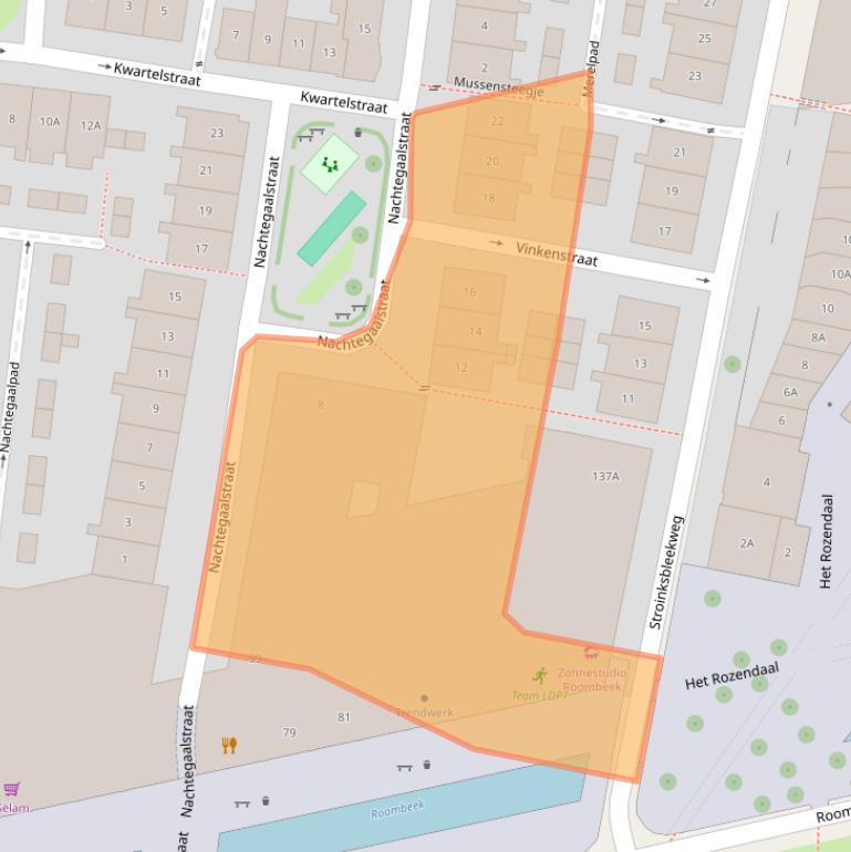 Kaart van postcodegebied 7523ZH.