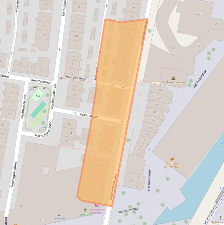Kaart van postcodegebied 7523ZK.