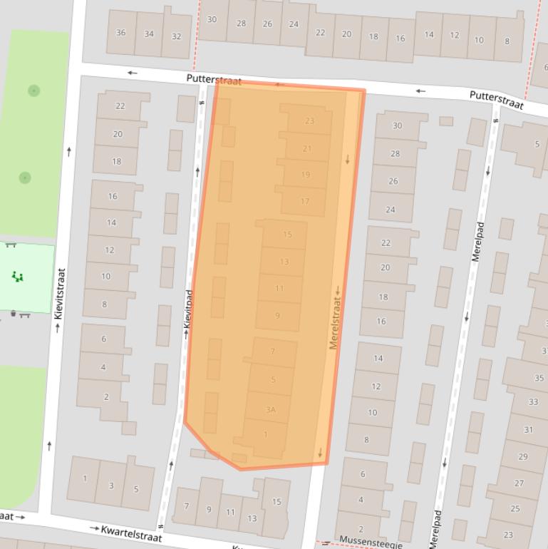 Kaart van postcodegebied 7523ZP.