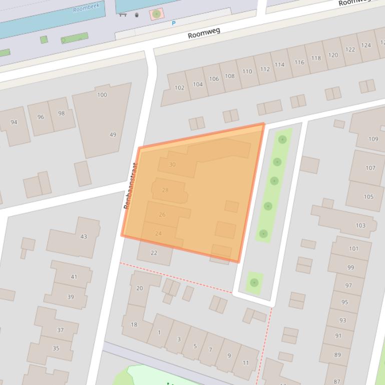 Kaart van postcodegebied 7523ZX.