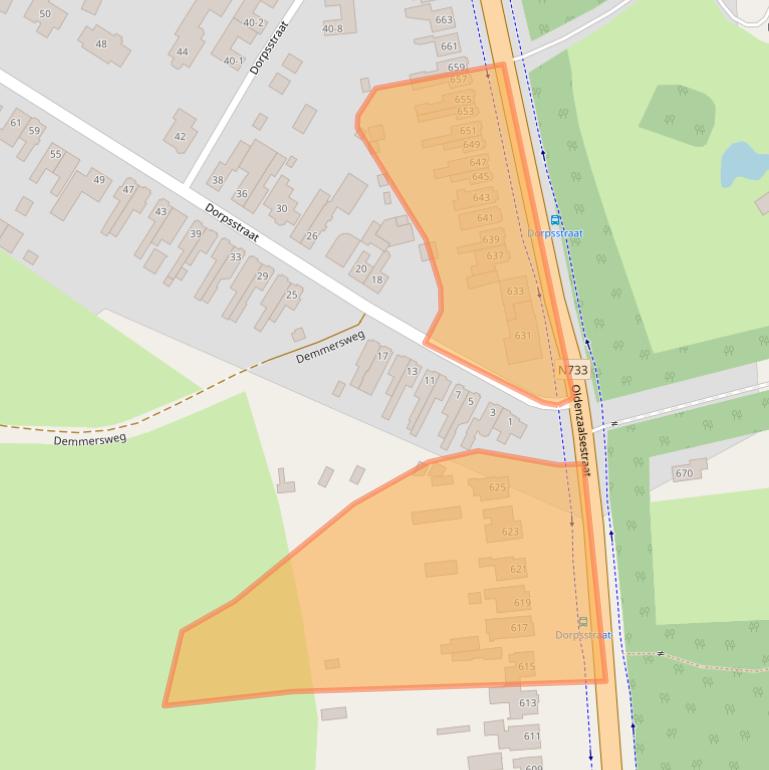 Kaart van postcodegebied 7524AB.