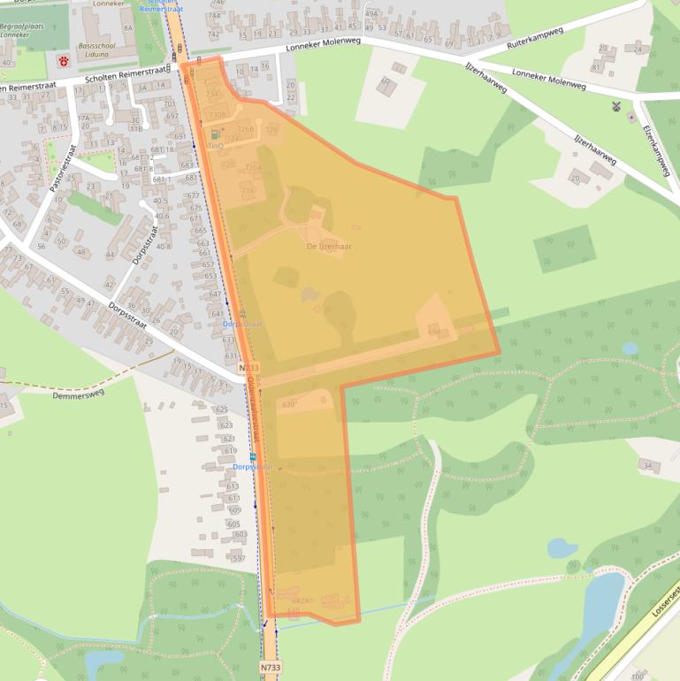 Kaart van postcodegebied 7524AG.