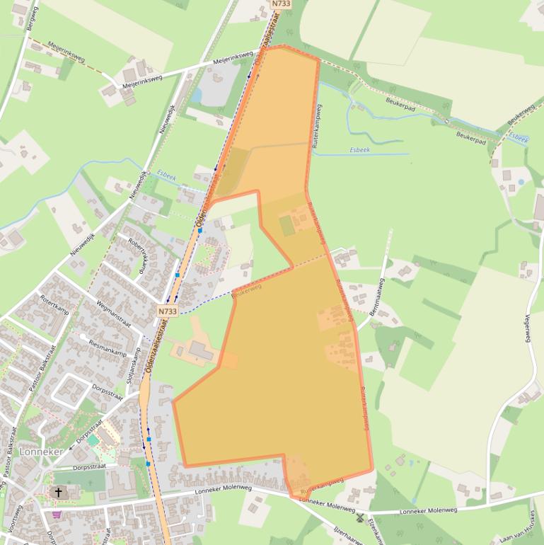 Kaart van postcodegebied 7524AR.