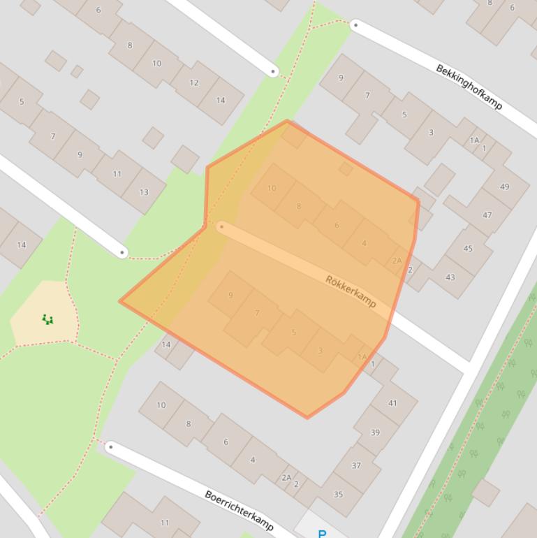 Kaart van postcodegebied 7524AV.