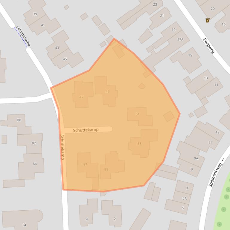 Kaart van postcodegebied 7524BJ.