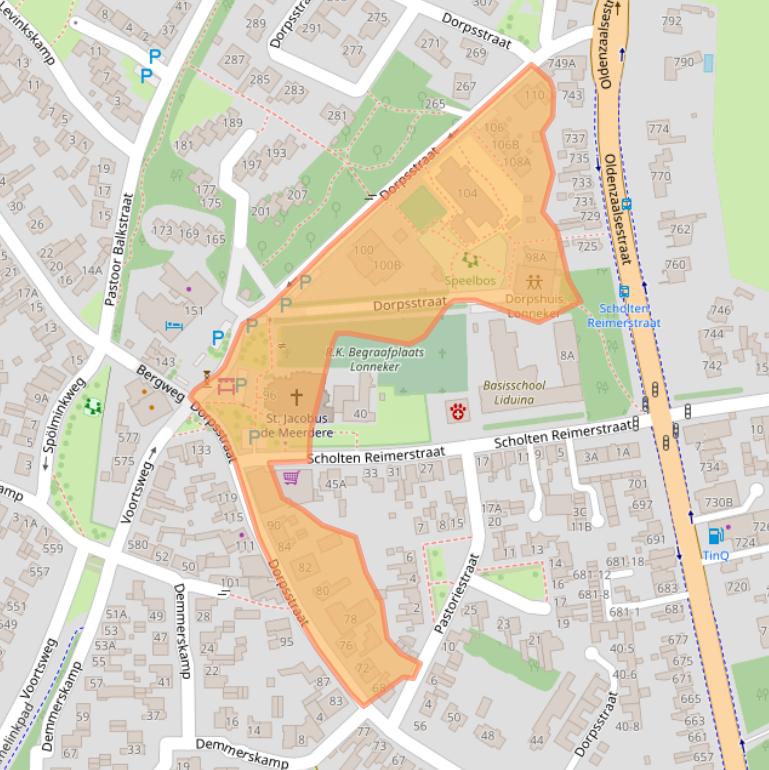 Kaart van postcodegebied 7524CK.