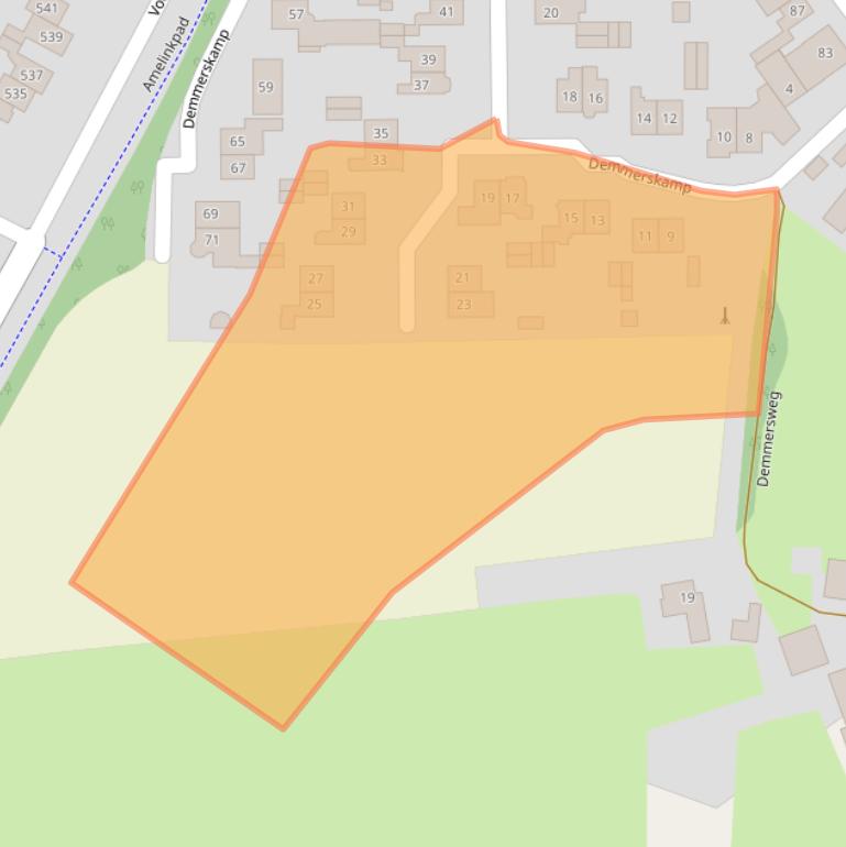 Kaart van postcodegebied 7524CL.