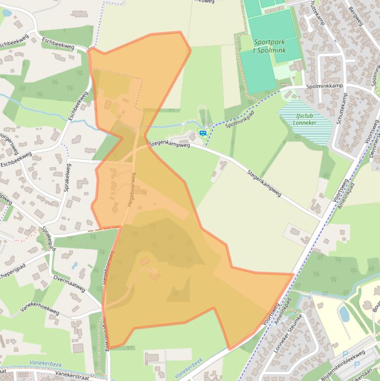 Kaart van postcodegebied 7524DG.