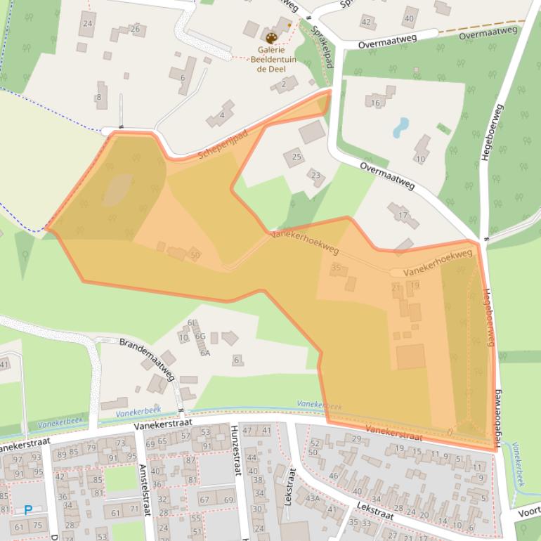 Kaart van postcodegebied 7524DJ.