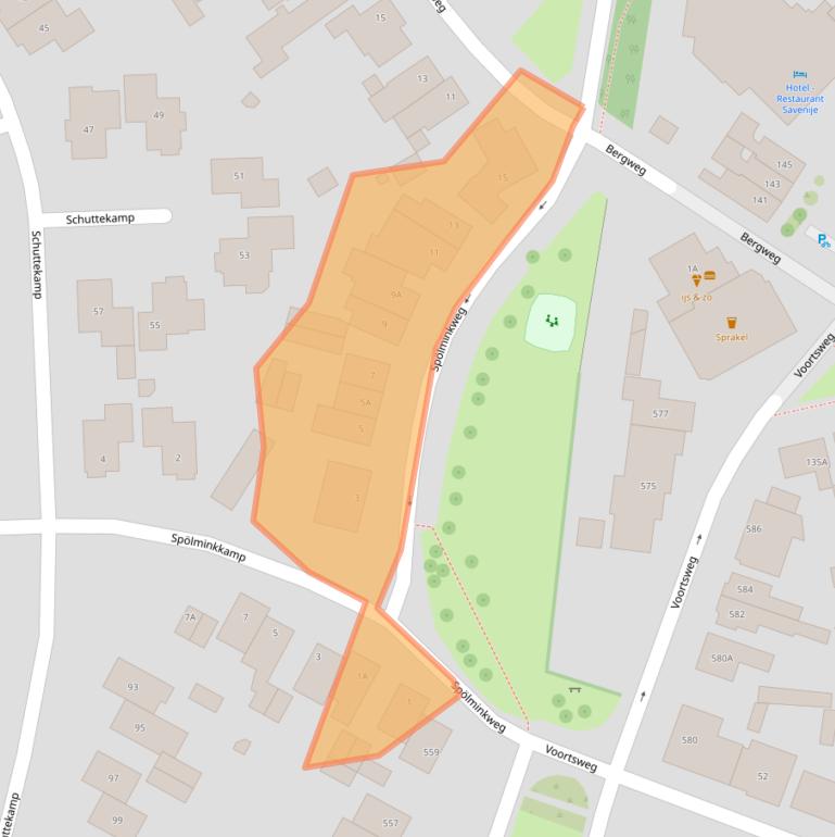 Kaart van postcodegebied 7524DM.