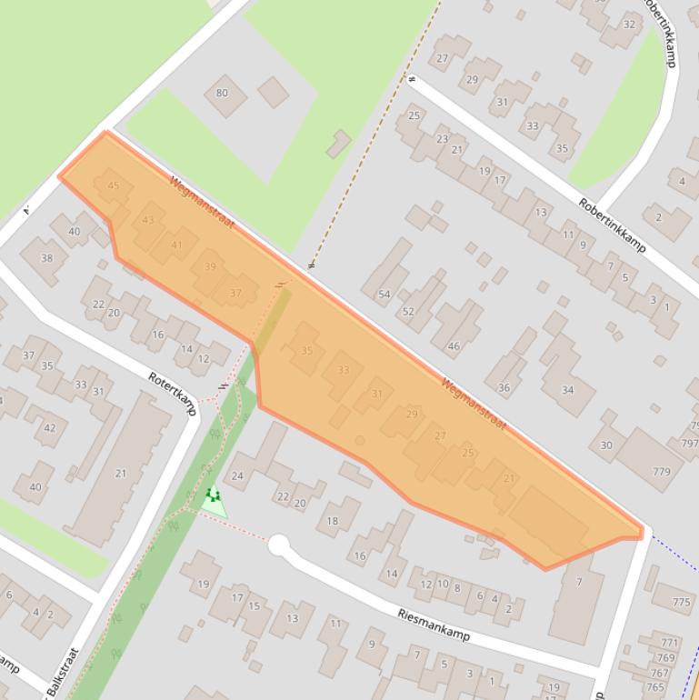 Kaart van postcodegebied 7524EA.