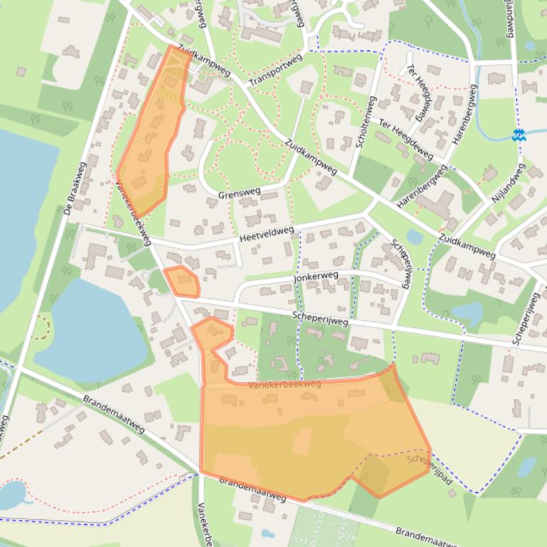 Kaart van postcodegebied 7524NA.